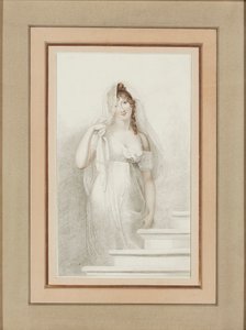 Retrato de Madame Recamier 1777-1849. de Richard Cosway