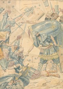Morte de Abimelech em Thebez de Richard Dadd