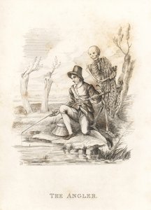 O esqueleto da Morte e o pescador. ,1827 (gravura)