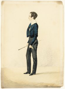 Menino em um colar de Eton de Richard Dighton
