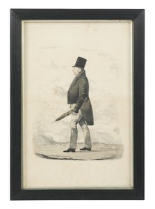 Henry Lygon, 4º Conde Beauchamp (c - c e lápis no papel) de Richard Dighton