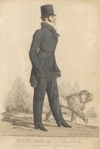 Henry Somerset, 7º Duque de Beaufort; Uma vista em Hyde Park de Richard Dighton