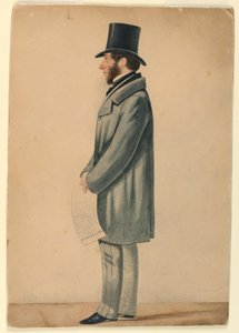Retrato de homem desconhecido de Richard Dighton