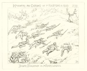 1849, Deer Stalking nas Terras Altas de Richard Doyle