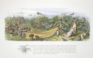 Um príncipe a oferecer presentes de Richard Doyle