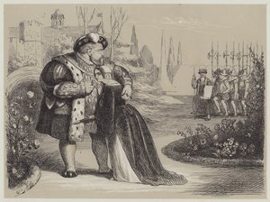 Momento crítico na vida de Catherine Parr (aquatint)
