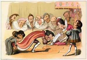 Rei Eduardo VI concede uma carta de Richard Doyle