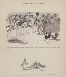 Página de The American Tour of Messrs Brown, Jones and Robinson (gravura) de Richard Doyle