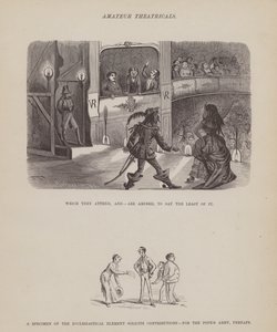 Página de The American Tour of Messrs Brown, Jones and Robinson (gravura) de Richard Doyle