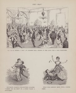 Página de The American Tour of Messrs Brown, Jones and Robinson (gravura) de Richard Doyle