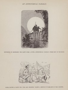 Página de The American Tour of Messrs Brown, Jones and Robinson (gravura) de Richard Doyle