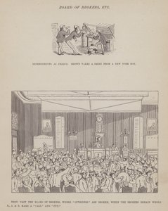 Página de The American Tour of Messrs Brown, Jones and Robinson (gravura) de Richard Doyle