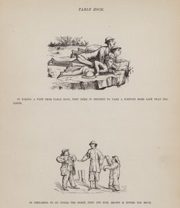 Página de The American Tour of Messrs Brown, Jones and Robinson (gravura) de Richard Doyle