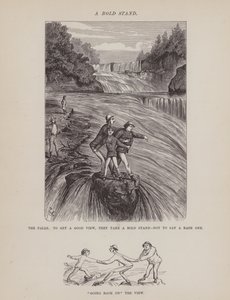 Página de The American Tour of Messrs Brown, Jones and Robinson (gravura) de Richard Doyle