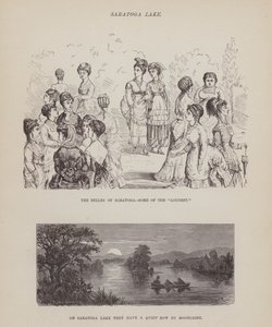Página de The American Tour of Messrs Brown, Jones and Robinson (gravura) de Richard Doyle