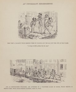 Página de The American Tour of Messrs Brown, Jones and Robinson (gravura) de Richard Doyle