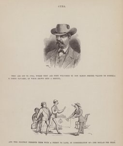 Página de The American Tour of Messrs Brown, Jones and Robinson (gravura) de Richard Doyle