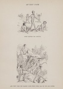 Página de The American Tour of Messrs Brown, Jones and Robinson (gravura) de Richard Doyle