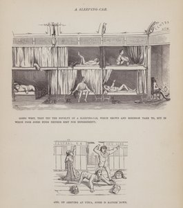 Página de The American Tour of Messrs Brown, Jones and Robinson (gravura) de Richard Doyle