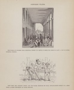 Página de The American Tour of Messrs Brown, Jones and Robinson (gravura) de Richard Doyle