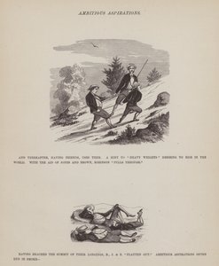 Página de The American Tour of Messrs Brown, Jones and Robinson (gravura) de Richard Doyle