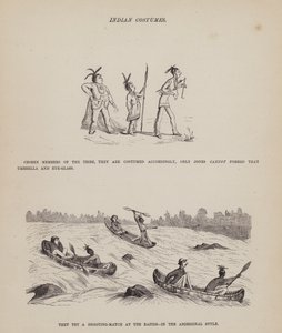 Página de The American Tour of Messrs Brown, Jones and Robinson (gravura) de Richard Doyle