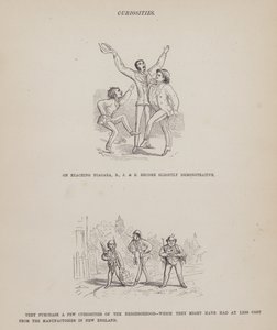 Página de The American Tour of Messrs Brown, Jones and Robinson (gravura) de Richard Doyle