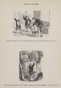 Página de The American Tour of Messrs Brown, Jones and Robinson (gravura) de Richard Doyle