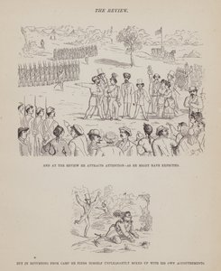 Página de The American Tour of Messrs Brown, Jones and Robinson (gravura) de Richard Doyle