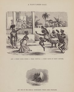 Página de The American Tour of Messrs Brown, Jones and Robinson (gravura) de Richard Doyle