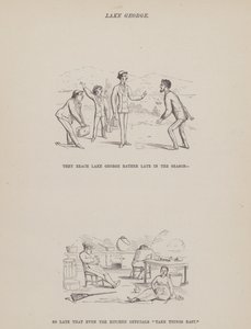 Página de The American Tour of Messrs Brown, Jones and Robinson (gravura) de Richard Doyle