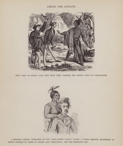 Página de The American Tour of Messrs Brown, Jones and Robinson (gravura) de Richard Doyle