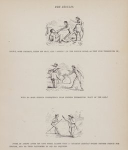 Página de The American Tour of Messrs Brown, Jones and Robinson (gravura) de Richard Doyle