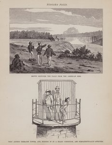 Página de The American Tour of Messrs Brown, Jones and Robinson (gravura) de Richard Doyle