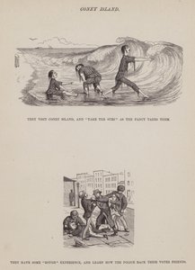 Página de The American Tour of Messrs Brown, Jones and Robinson (gravura) de Richard Doyle