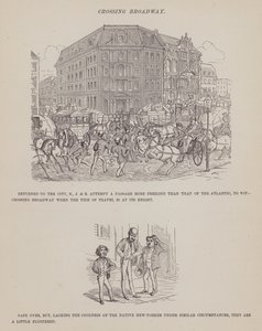 Página de The American Tour of Messrs Brown, Jones and Robinson (gravura) de Richard Doyle