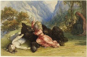 Branca de Neve e Rosa Vermelha de Richard Doyle