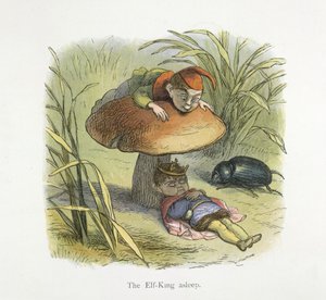O Elfo-Rei adormecido de Richard Doyle