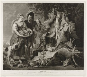 Retrato de Peter Paul Rubens e sua esposa A Fig (título no objeto)