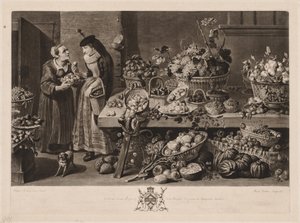 Os quatro mercados: o mercado de frutas de Richard Earlom