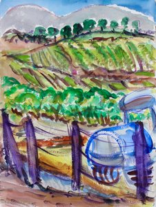 Trator Azul, Napa Valley, 2017