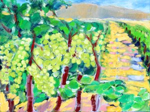 Chardonnay Grapes, Napa, 2019 de Richard Fox