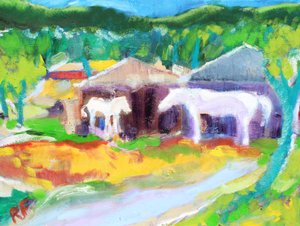 Galpão dos Cavalos, Novato, 2017 de Richard Fox