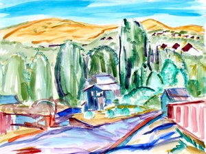 Houses and Hills, 2019 de Richard Fox