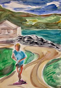 Jogger, Tiburon, 2017 de Richard Fox