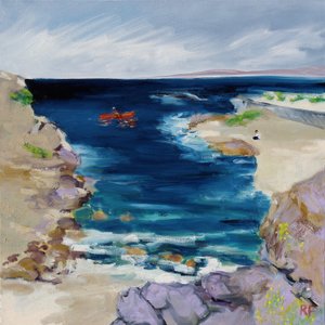 Kayaker, Monterey Bay, 2019 de Richard Fox