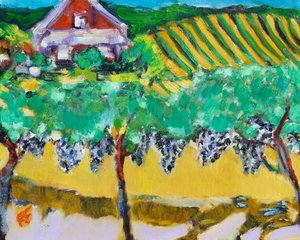 Merlot Grapes, Napa, 2017 de Richard Fox