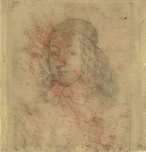 Retrato de cabeça e ombro de um clérigo desconhecido de Richard Gibson