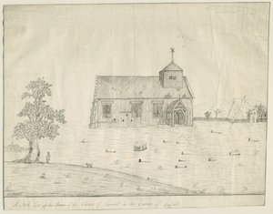 Igreja de despedida: desenho a caneta, nd [?final do século XVIII] (desenho)