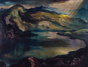 lago de montanha de Richard Harlfinger